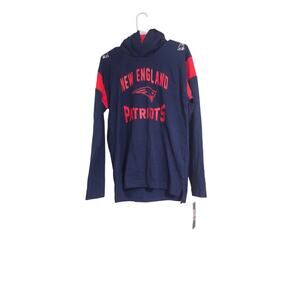 New England Patriots long sleeve hooded tee Kids L